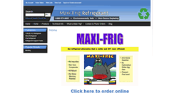 Desktop Screenshot of maxifrig.com