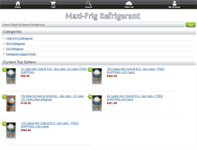 Tablet Screenshot of maxifrig.com